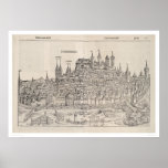 Vista de Nuremberg de la crónica de Nuremberg (145 Poster