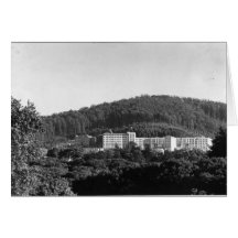 Vista del campus en 1942 tarjeta