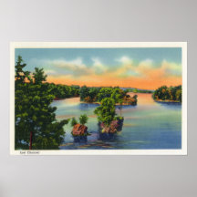 Vista del canal perdido posters