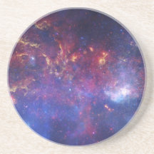 Vista del centro de la galaxia de la vía láctea posavasos manualidades
