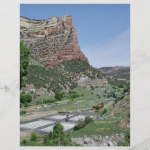 Vista del criadero nacional de los pescados del ag tarjetas publicitarias