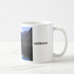 Vista del Fjordes, Noruega Taza