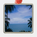 Vista del horizonte del océano de la tierra ornamentos de reyes magos