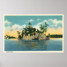 Vista del horno del diablo poster