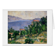 Vista del soporte Marseilleveyre y de la isla Tarjeta