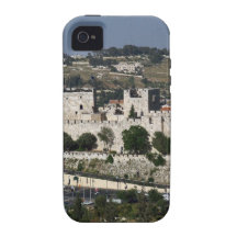 Vista para un Torre de Davi e o Domo DA Rocha iPhone 4/4S Carcasa