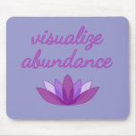 Visualice la abundancia con Lotus Tapete De Raton
