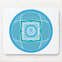 Visuddha Chakra Mandala Mauspad