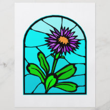 Vitral floral #0011 de Astor Tarjeton