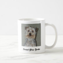 Vitral Yorkie Tazas De Café