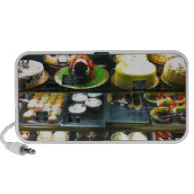Vitrina del postre mp3 altavoz