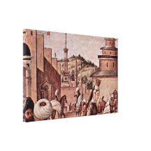 Vittore Carpaccio - bautismo de creyentes Lona Estirada Galerias