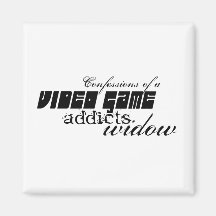 viuda de los adictos al videojuego imanes para frigoríficos