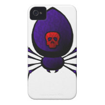 Viuda negra iPhone 4 Case-Mate protector