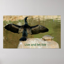 Viva y deje vivo posters