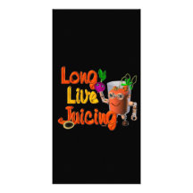 Vive de largo la plantilla Valxart.com de Juicing Tarjeta Fotografica