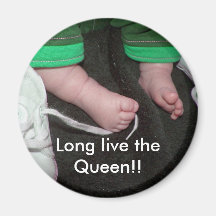 ¡Vive de largo la reina!! Imán De Frigorífico