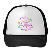 Vive el amor de la risa gorros  