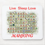 vive el amor del sueño, Mahjong Alfombrilla De Ratón