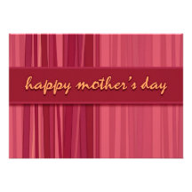 Vive la invitación del día de madre del rosa del a