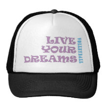 Viven sus sueños del voleibol gorras de camionero
