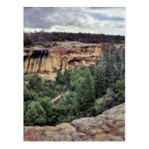 Viviendas de acantilado del Mesa Verde Tarjeta Postal