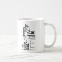Vivitur Ingenio - esqueleto Taza De Café