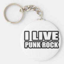 VIVO música del punk de los chicas de los individu Llaveros Personalizados