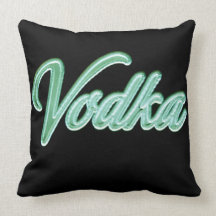 Vodka de neón cojines