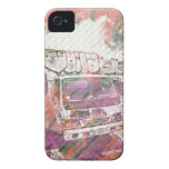 VOILA Le graffiti Truck San Francisco iPhone 4 Protectores