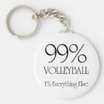 Voleibol del 99% llavero personalizado