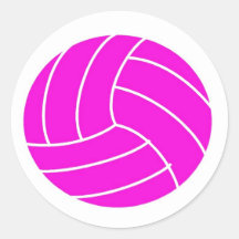 Voleibol rosado etiquetas  
