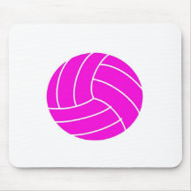 Voleibol rosado tapete de ratón