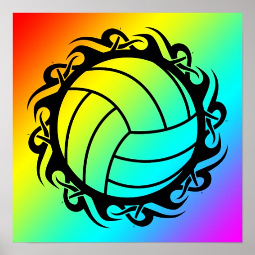 voleibol tribal poster