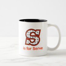 VolleyChick S está para el servicio Tazas De Café