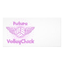 VolleyChick VolleyBaby FutureVC Tarjeta Fotografica Personalizada
