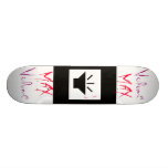volumen, volumen, volumen, max, max, ruidosamente tablas de patinar