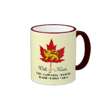 Voluntades y taza del viaje de Kate CANADÁ