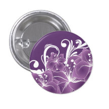 Volutas blancas florales púrpuras pins