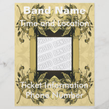 Volutas del oro de Vinge del aviador de la banda Flyer Personalizado