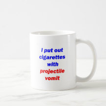 Vómito 2 del proyectil taza
