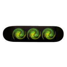 VÓRTICE LIGERO, verde amarillo negro Monopatín Personalizado
