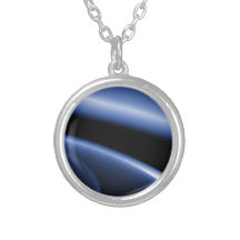 Vórtice ondulado azul joyerias personalizadas