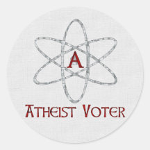 VOTANTE ATEO ETIQUETA