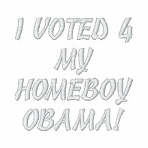¡VOTÉ 4 MI HOMEBOY OBAMA! SUDADERA CON CAPUCHA
