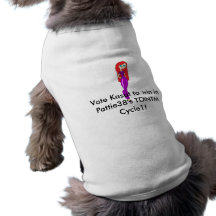 ¡Vote Kasey para ganar en el ciclo 1 de Pattie38 T Camisetas De Perro