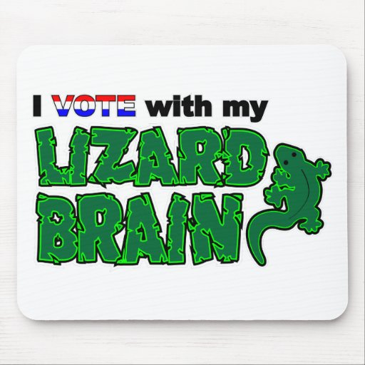 Vote_Lizard_Brain Tapetes De Raton