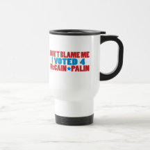 Voté por McCain Palin Tazas