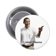 Voteed a Obama Pin