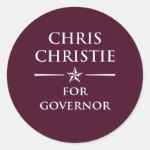 Voto Chris Christie Pegatinas